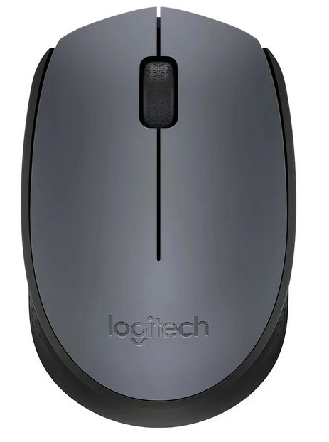 MOUSE SEM FIO LOGITECH M170 CINZA