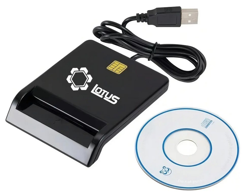 LEITOR DE CARTAO P/ CERTIFICADO DIGITAL USB LOTUS LT-20