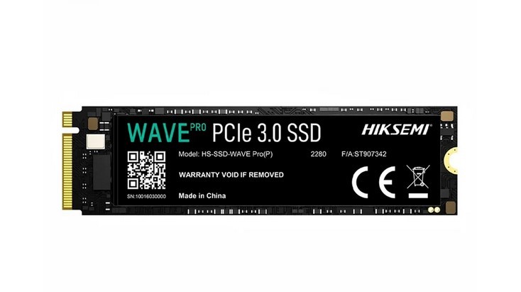 HD SSD 256GB HIKSEMI WAVE M.2 2280 NVME PCI-EX 3.0 2280MB/S LEIT. 1800MB/S GRAV.