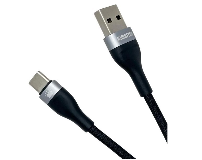 CABO TIPO C USB KIMASTER CB727C 20W 5A TURBO 2M PRETO