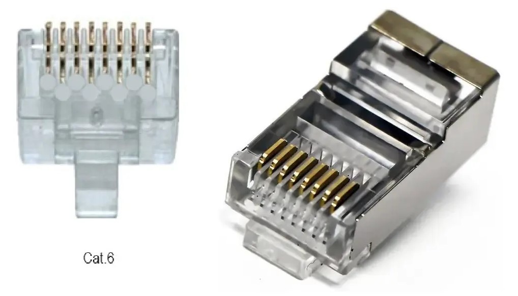 CONECTOR RJ45 CAT6 BLINDADO