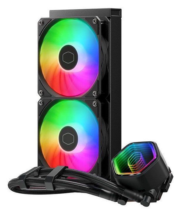 WATER COOLER 240MM COOLER MASTER MASTERLIQUID 240 CORE II ARGB PRETO