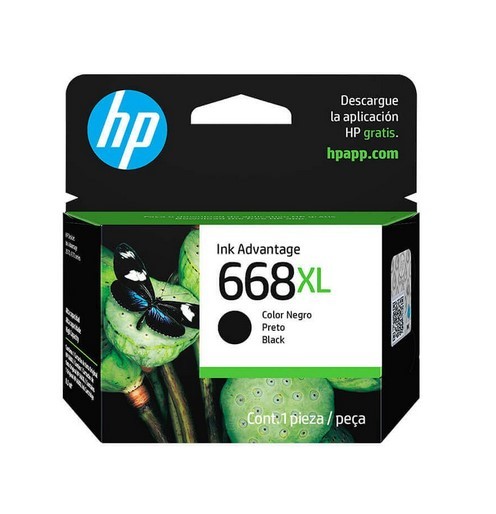CARTUCHO HP 668XL 7FP39VL PRETO (8,5ML)