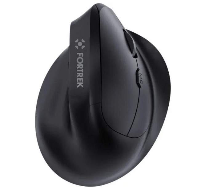 MOUSE SEM FIO ERGONOMICO FORTREK MERG15 85748 PRETO