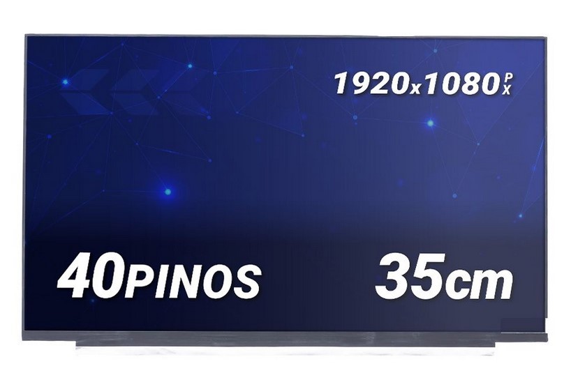 TELA P/ NOTEBOOK 15.6" LED SLIM 40 PINOS S/ PRESILHAS FOSCA TE194 IPS 144HZ 28CM 1920 X 1080 FULL HD