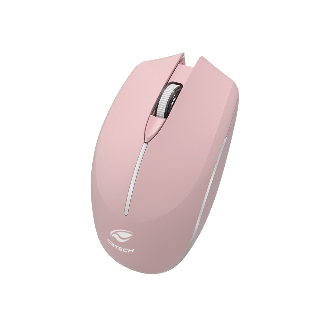MOUSE SEM FIO RECARREGAVEL BLUETOOTH E RECEPTOR C3TECH M-BT40PK ROSA