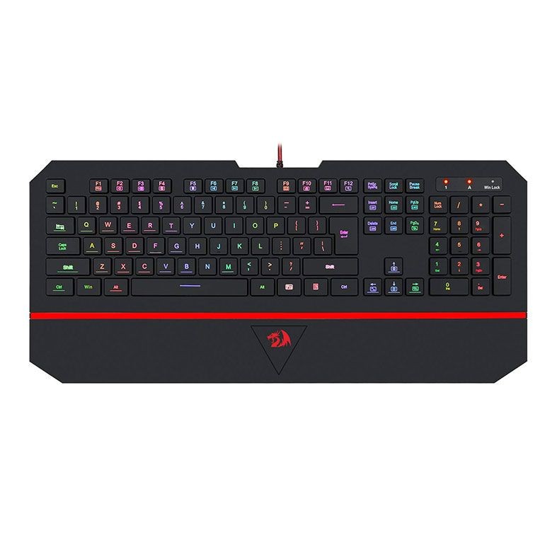 TECLADO USB GAMER MEMBRANA REDRAGON KARURA 2 PRETO