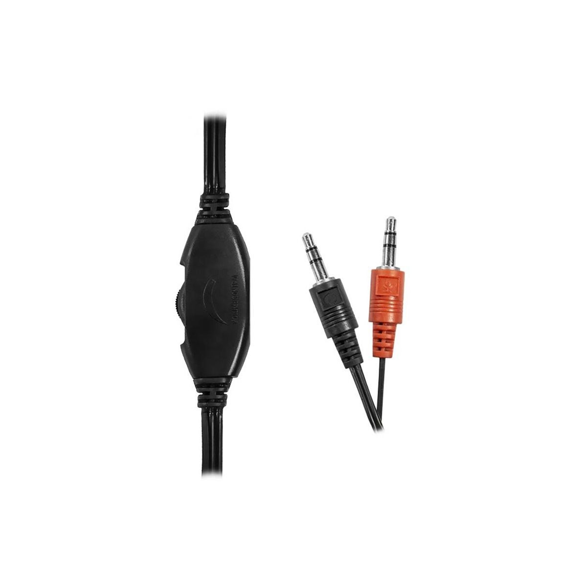HEADSET 2 PLUG P2 MULTILASER PH002 HF100 PRETO