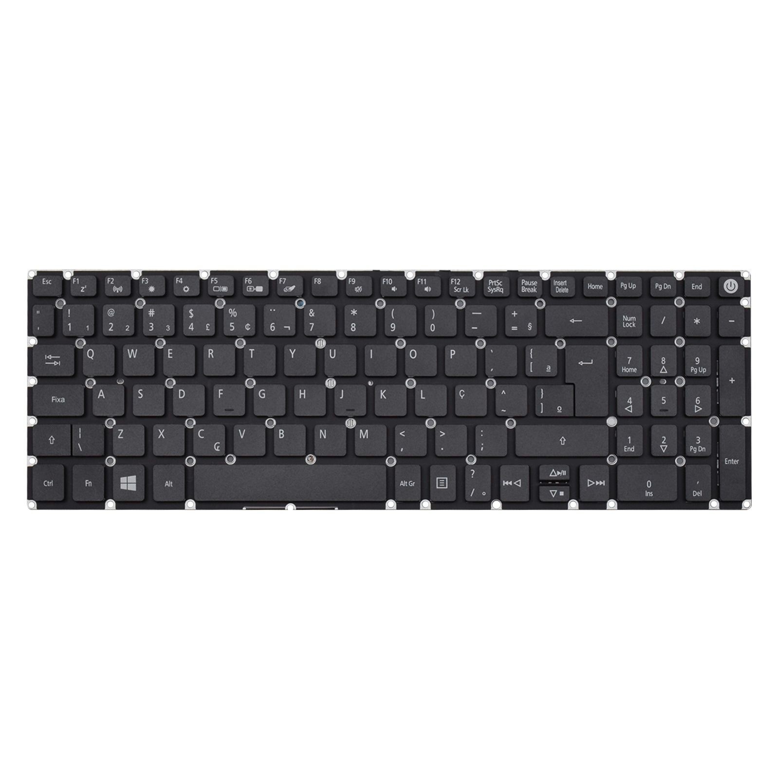 TECLADO P/ NOTEBOOK ACER ASPIRE A315-41 (FN BRANCO)