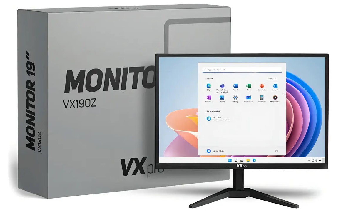MONITOR 19" VXPRO VX190X HD 60HZ 5MS VESA HDMI/VGA