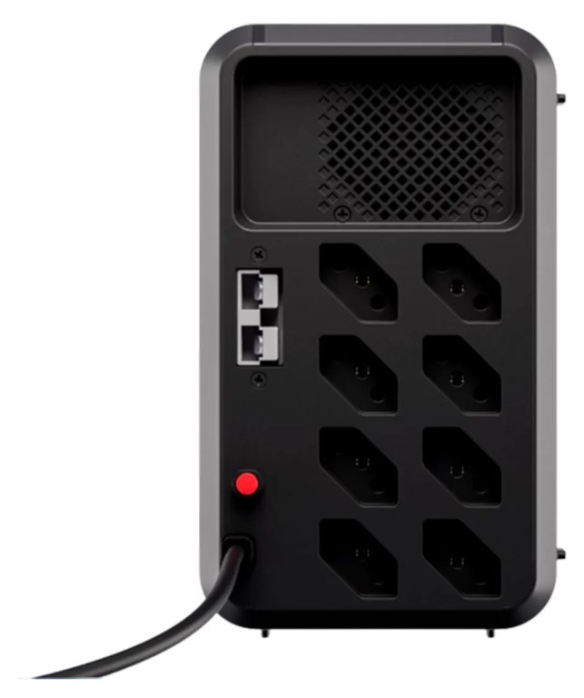 NOBREAK 1200VA INTELBRAS ATTIV SEG POWER BIVOLT C/ SAÍDA BAT. EXTERNA PRETO