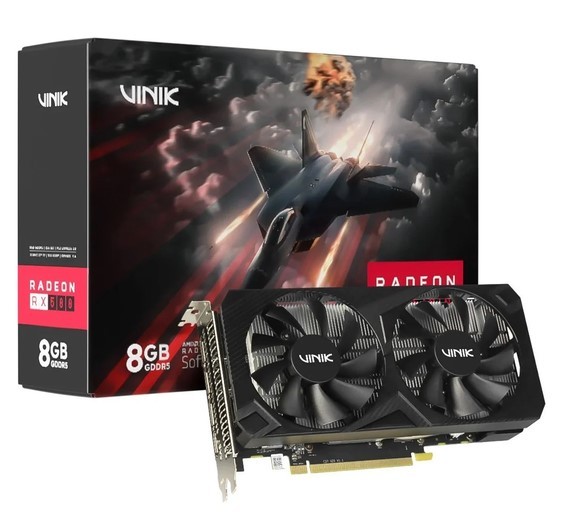 PLACA DE VIDEO RADEON RX580 8GB 256BITS DDR5 VINIK 3X DISPLAYPORT/HDMI