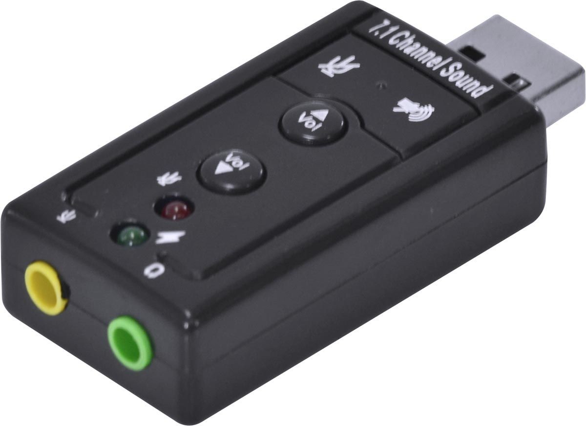 ADAPTADOR DE SOM USB 7.1 VINIK AUSB71