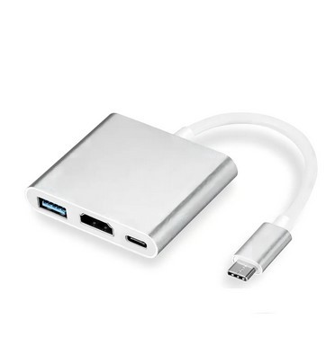 ADAPTADOR TIPO C MACHO P/ TIPO C FEMEA PD100W / USB 3.O / HDMI B-MAX BM-8639