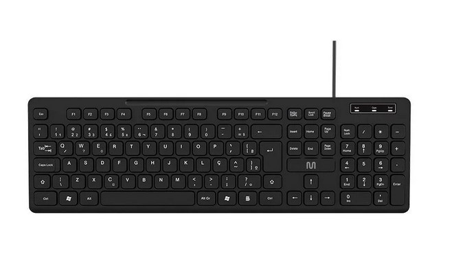 TECLADO USB MULTILASER MULTI. TC144 PRETO