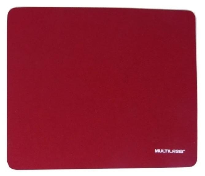 MOUSE PAD MULTILASER VERMELHO