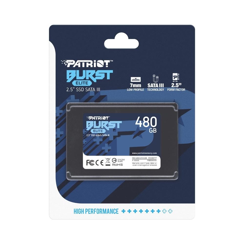 HD SSD 480GB PATRIOT BURST ELITE SATA3