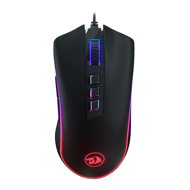 MOUSE USB GAMER REDRAGON COBRA 2 24000DPI 8 BOTOES RGB PRETO