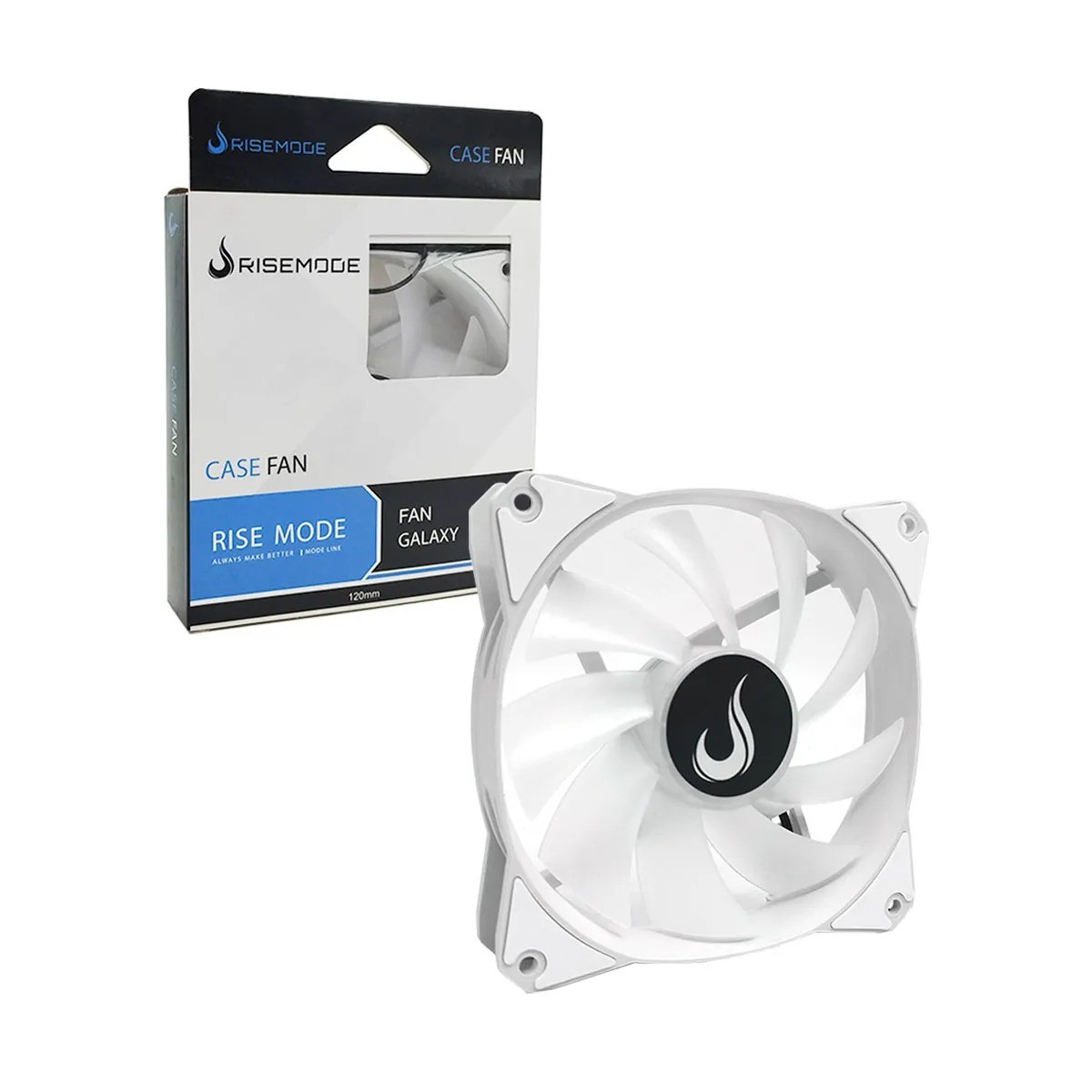 COOLER FAN RISE MODE 120X120X25MM RGB RM-MB-02-12V BRANCO | Supertec ...